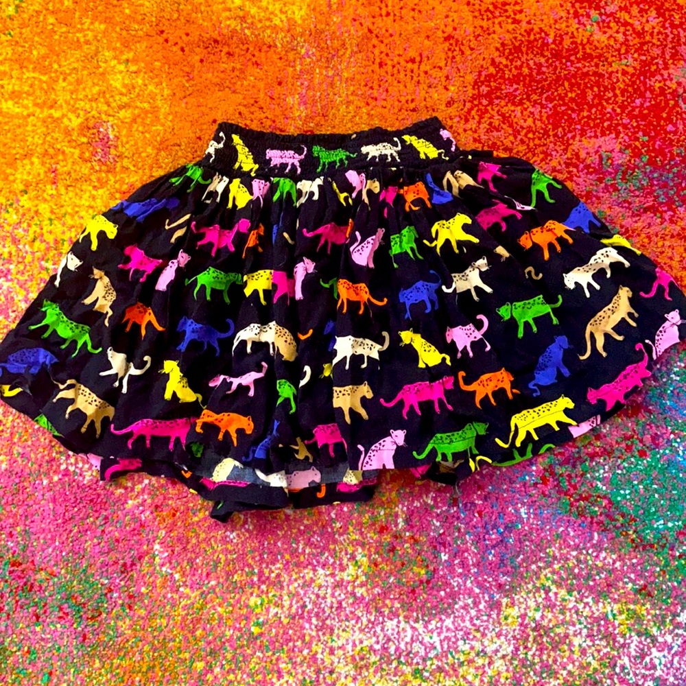Cheetah Print Mini Skirt